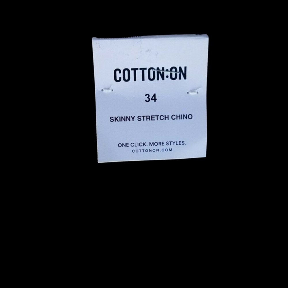 Men's Cotton On Skinny Chinos. Size 34/32 - Picture 6 of 6